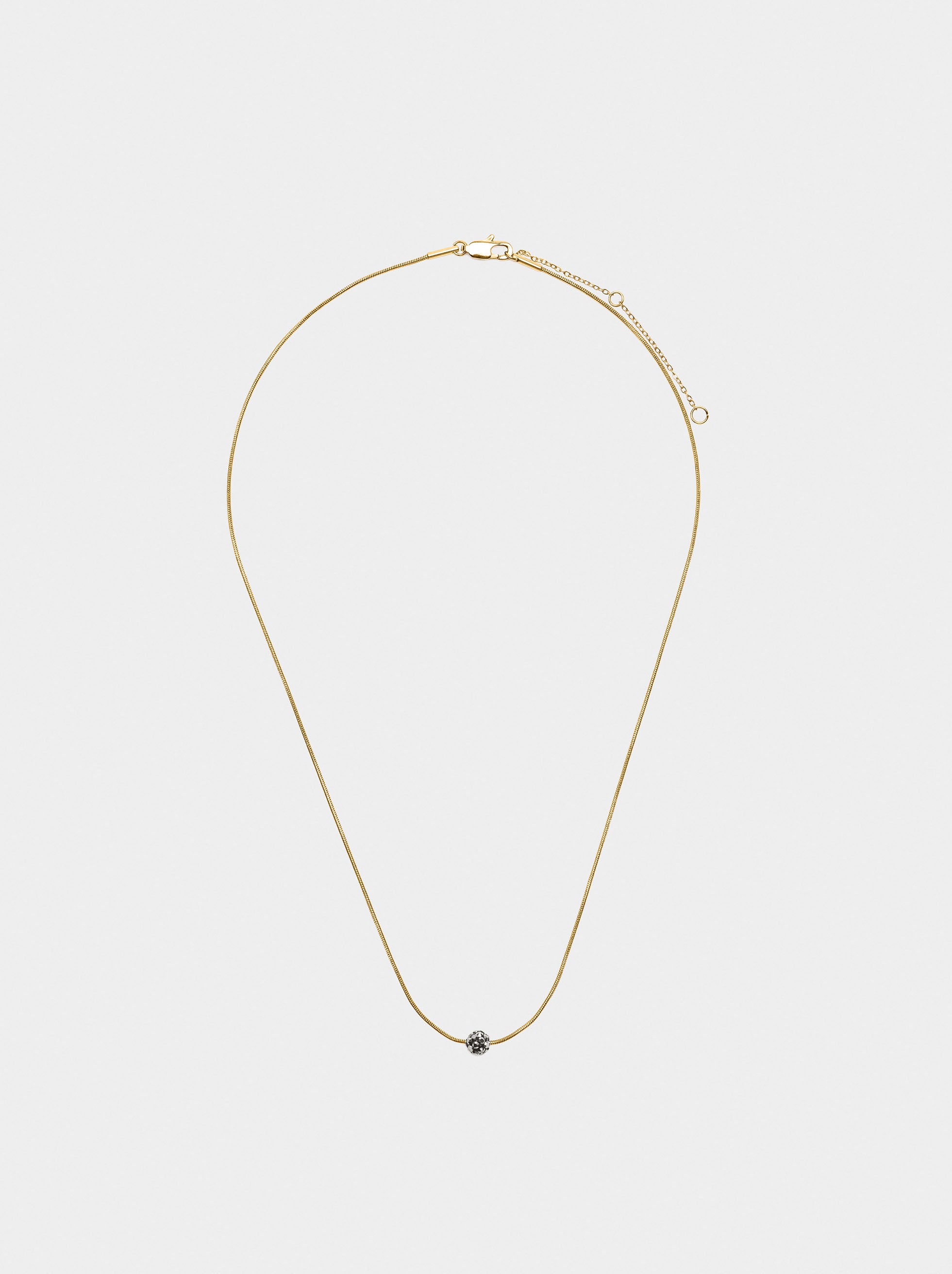 Set Collar Y Pendientes Con Cristales - Acero Inoxidable