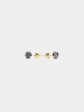 Set Collar Y Pendientes Con Cristales - Acero Inoxidable
