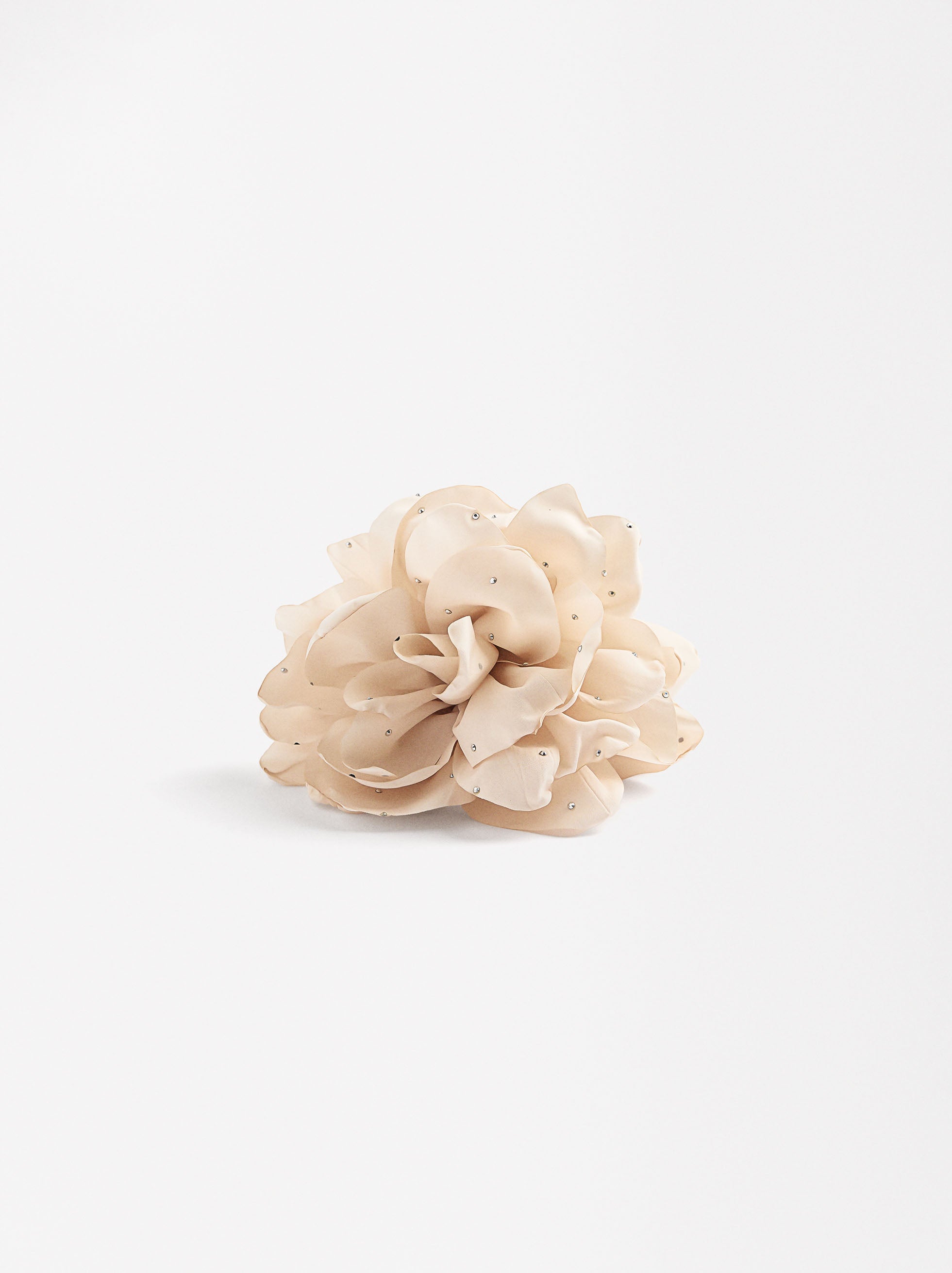 Ganchito Para Pelo Con Flor Y Strass
