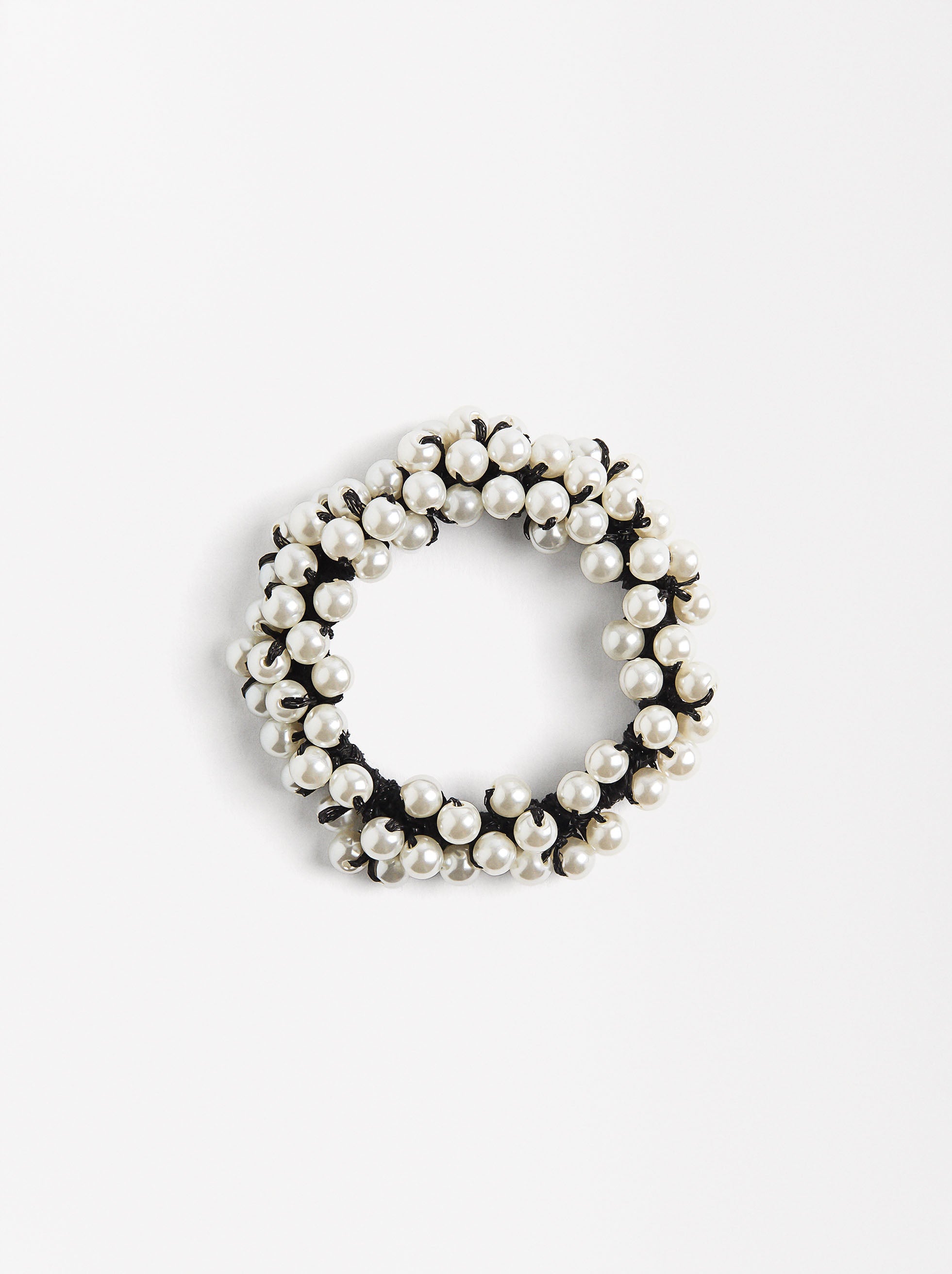 Liga Para El Pelo Con Perlas