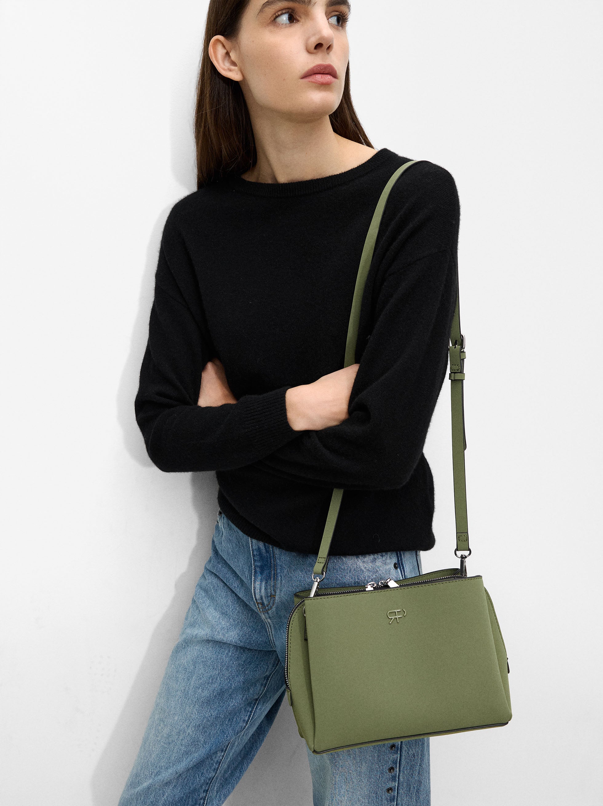 Cartera Bandolera Textura Suave