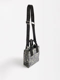Bolso Tote De Nylon Estampada