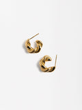 Aretes Trenzados - Acero Inoxidable