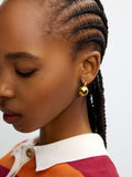 Aretes Con Esfera - Acero Inoxidable