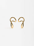 Aretes Onda - Acero Inoxidable