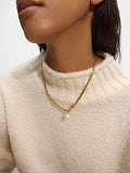 Collar Con Perla De Agua Dulce - Acero Inoxidable