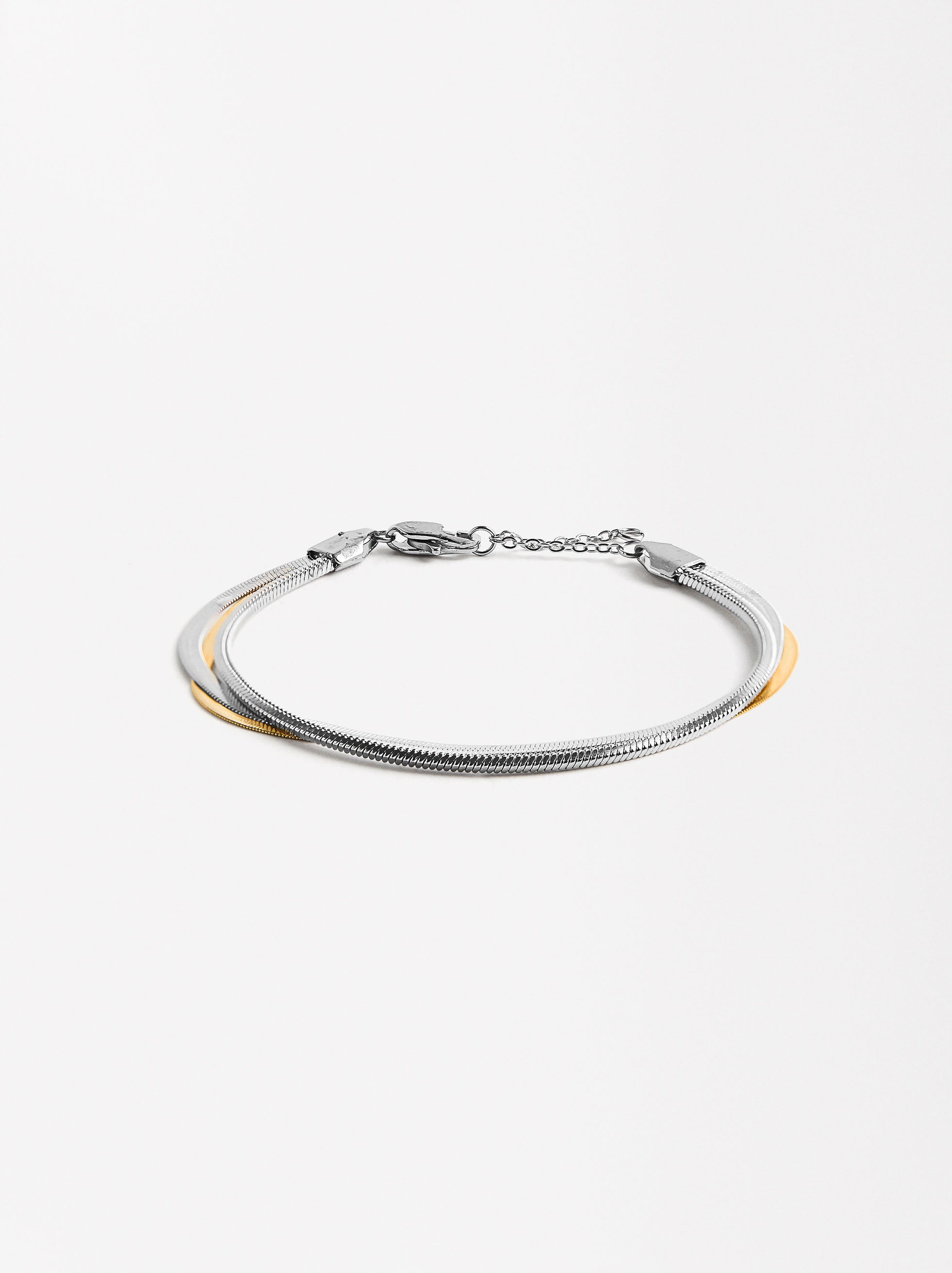 Pulseras Triples Bicolor - Acero Inoxidable