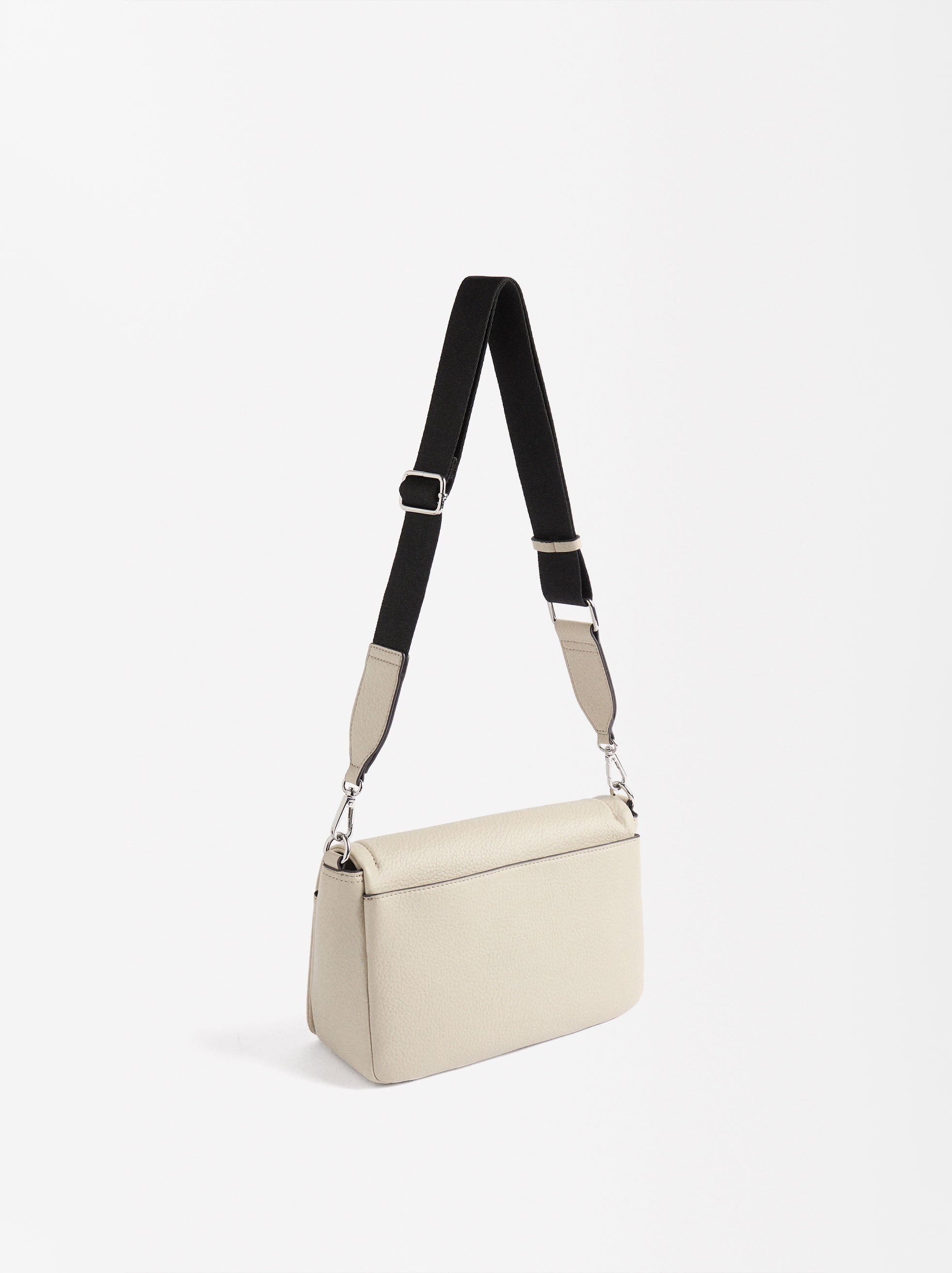 Bolso De Hombro Con Cierre De Solapa