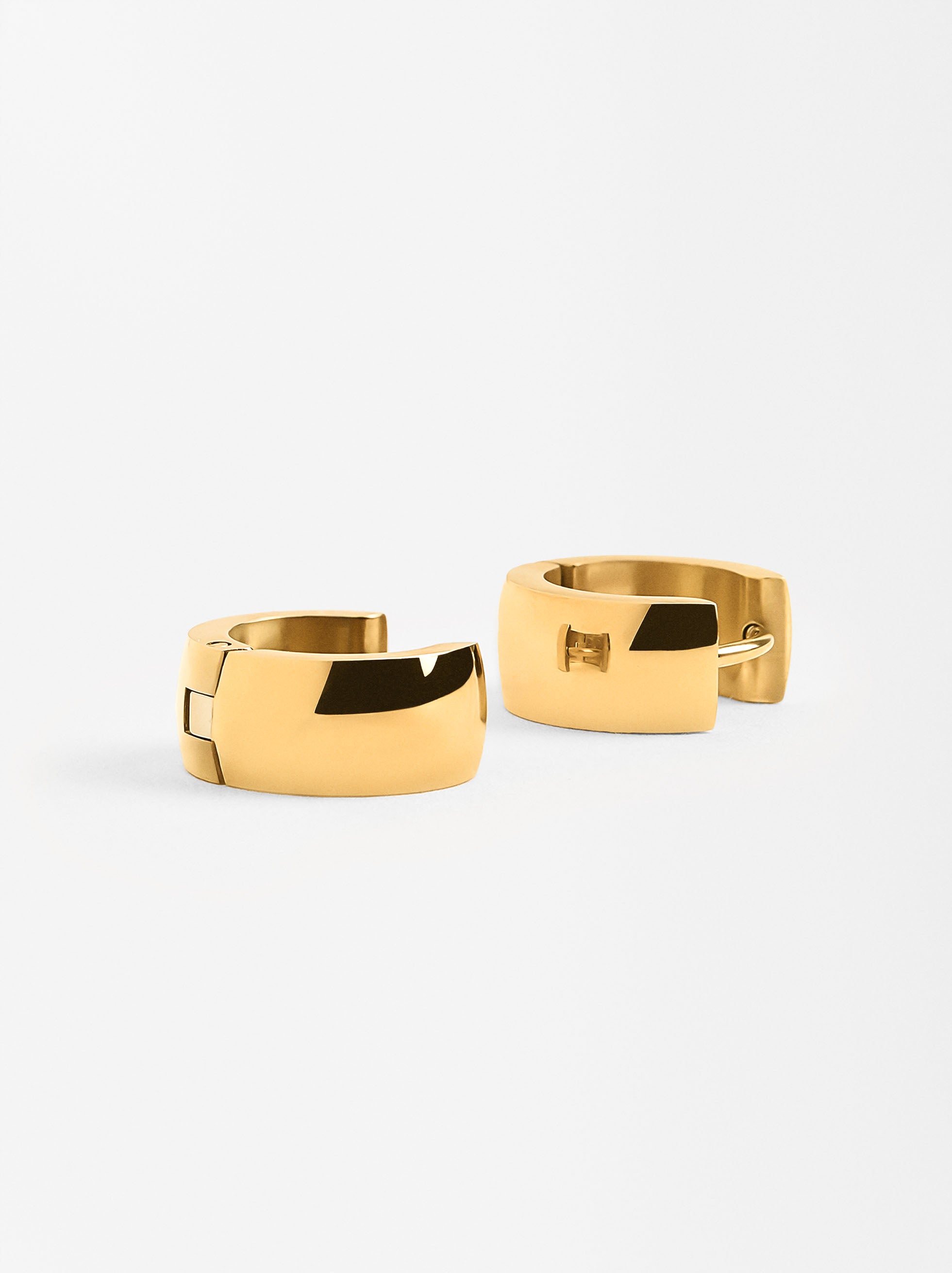 Aretes Grandes - Acero Inoxidable