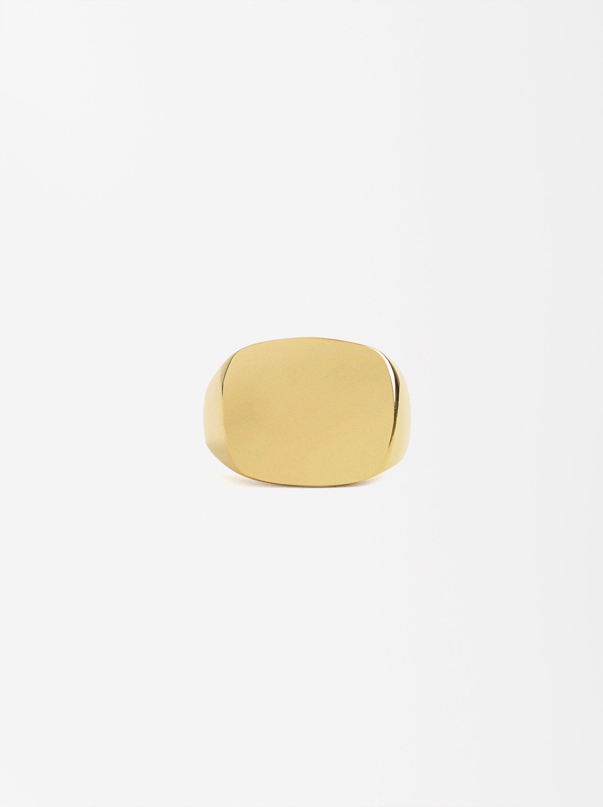 Anillo Cuadrado Liso - Acero Inoxidable
