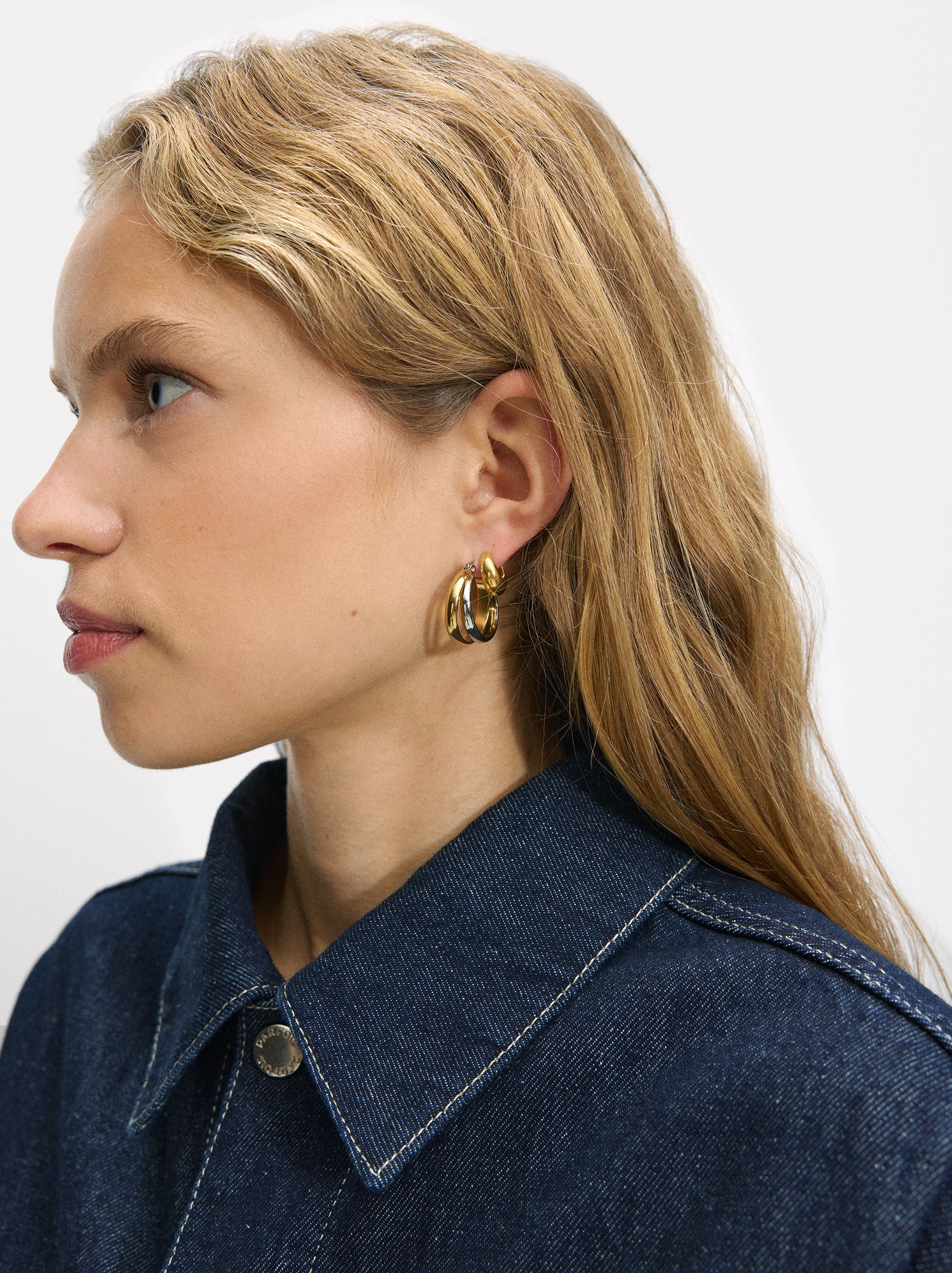 Aretes Alargados - Acero Inoxidable