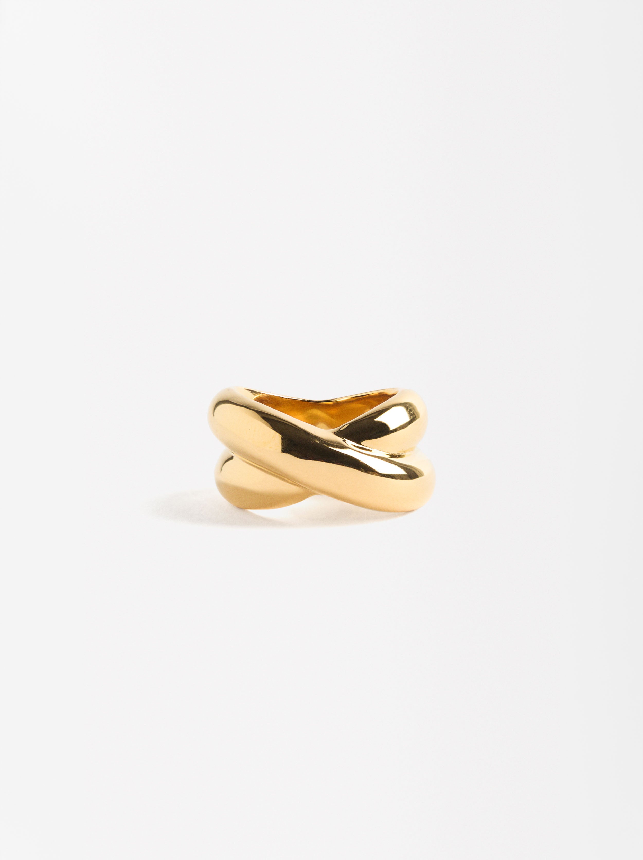 Anillo Cruzado - Acero Inoxidable