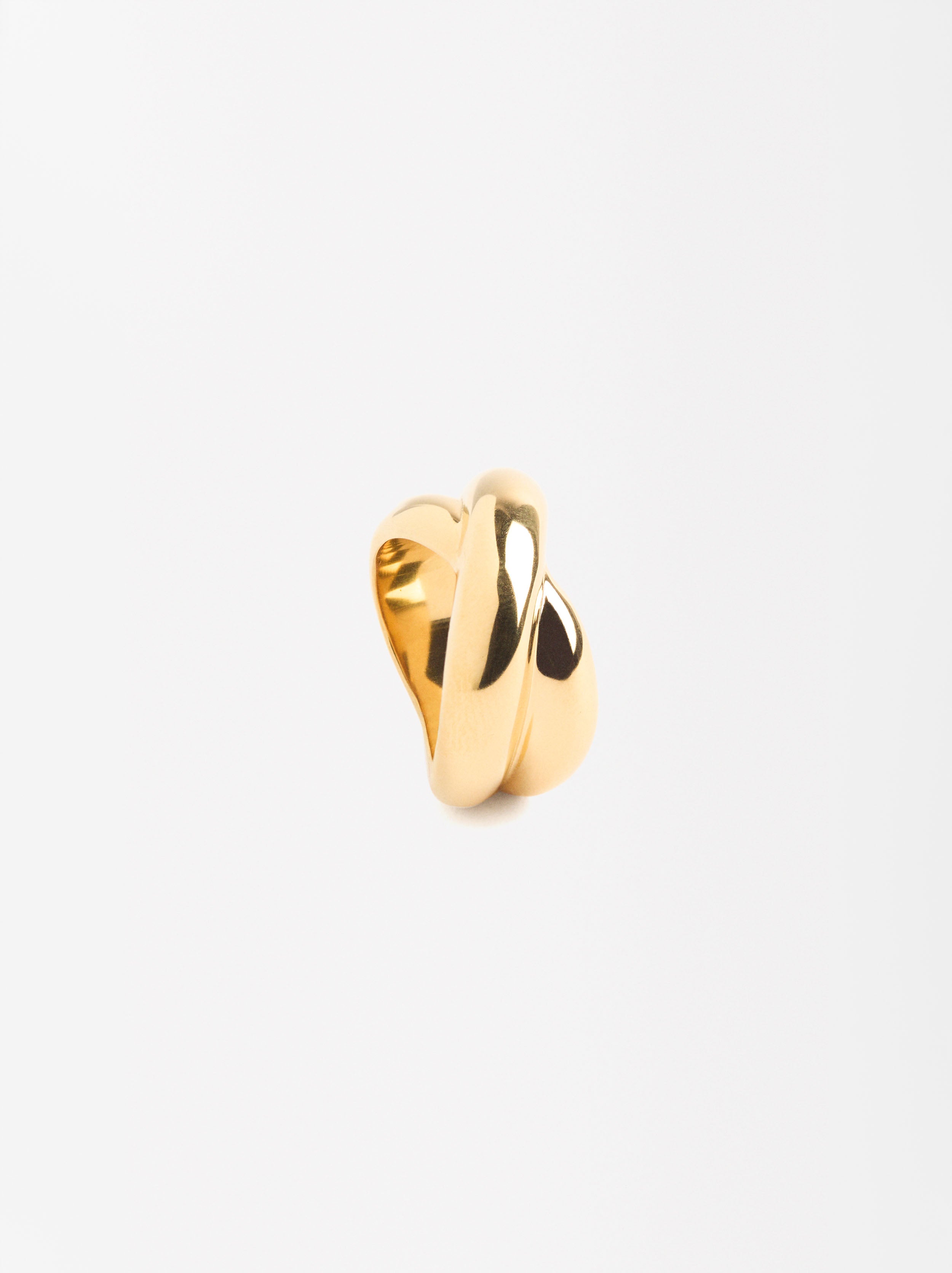 Anillo Cruzado - Acero Inoxidable