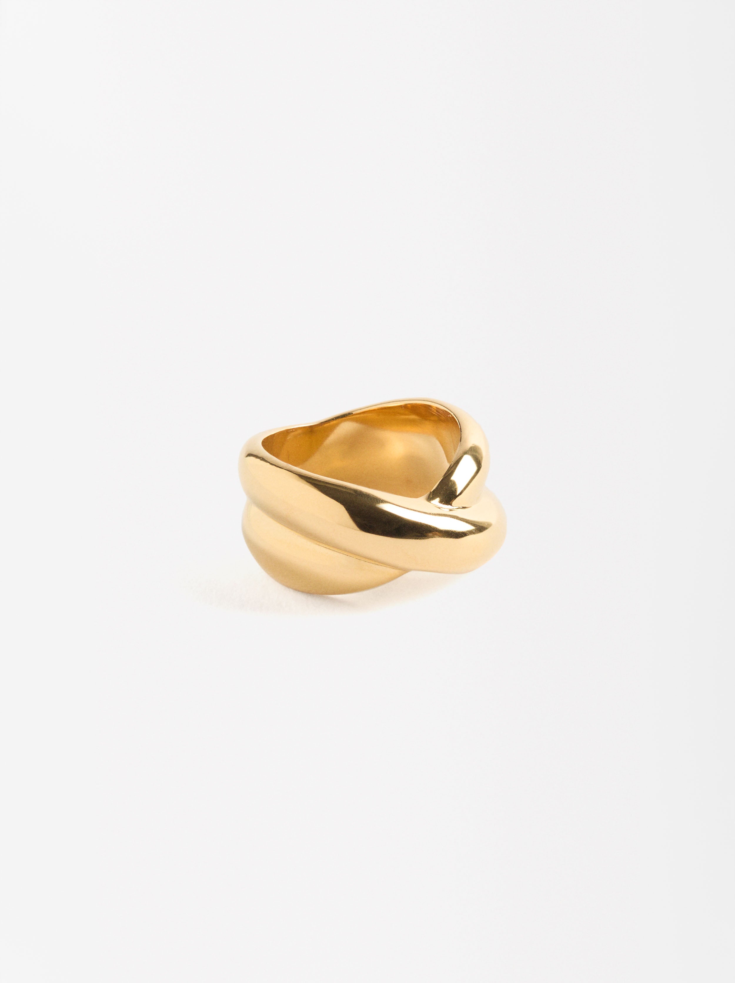 Anillo Cruzado - Acero Inoxidable