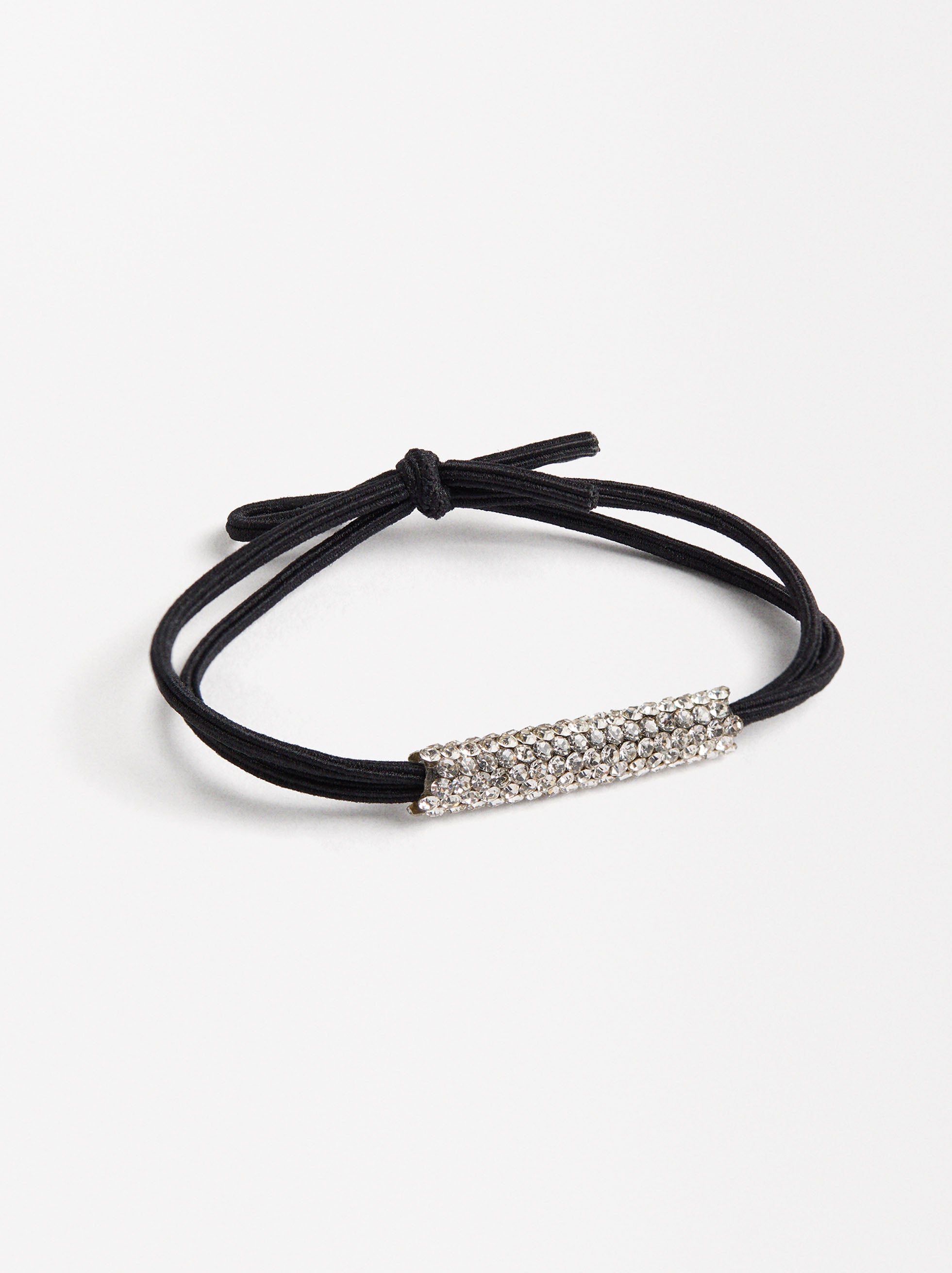 Elástico De Pelo Con Detalle De Strass