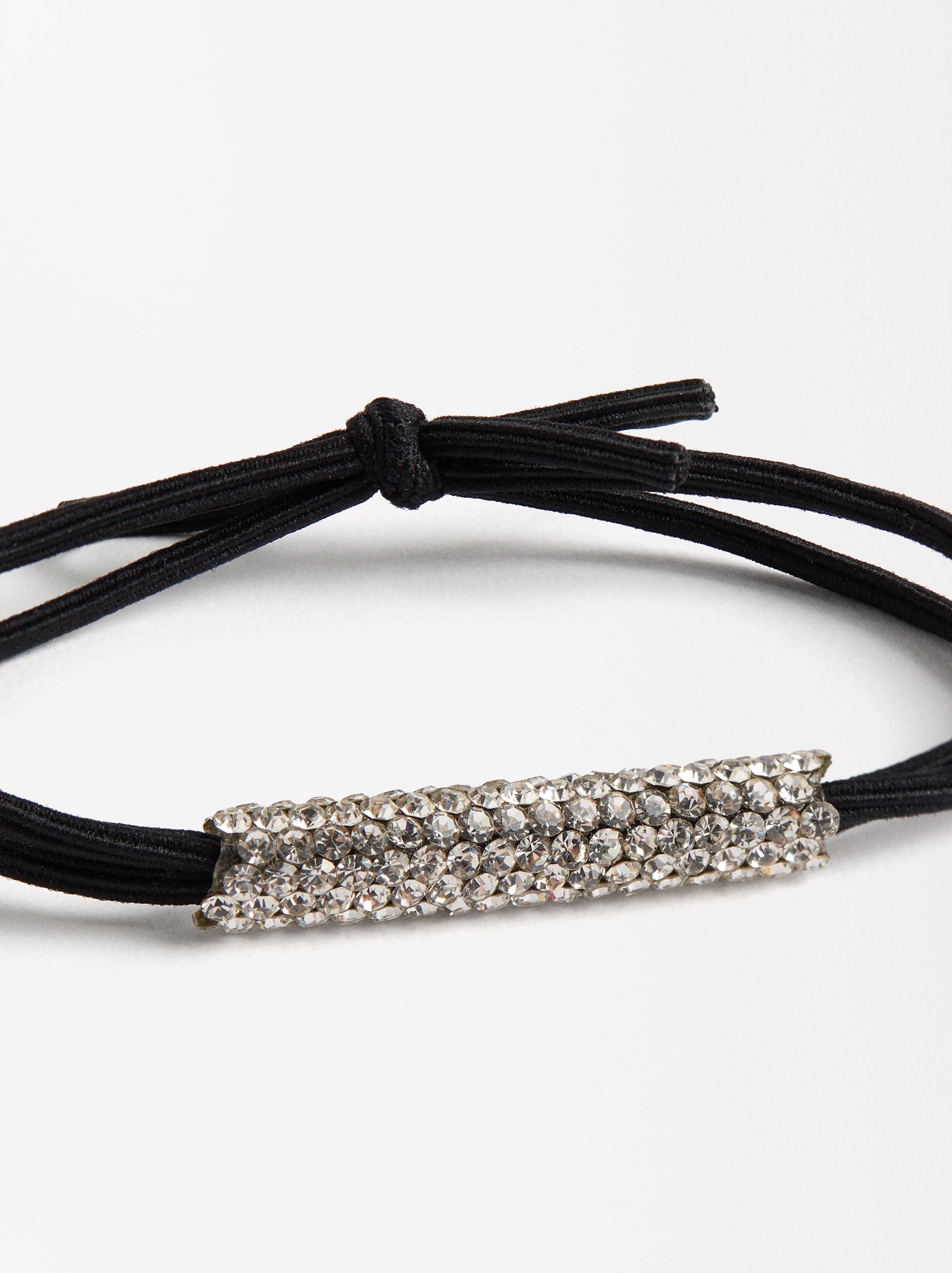 Elástico De Pelo Con Detalle De Strass