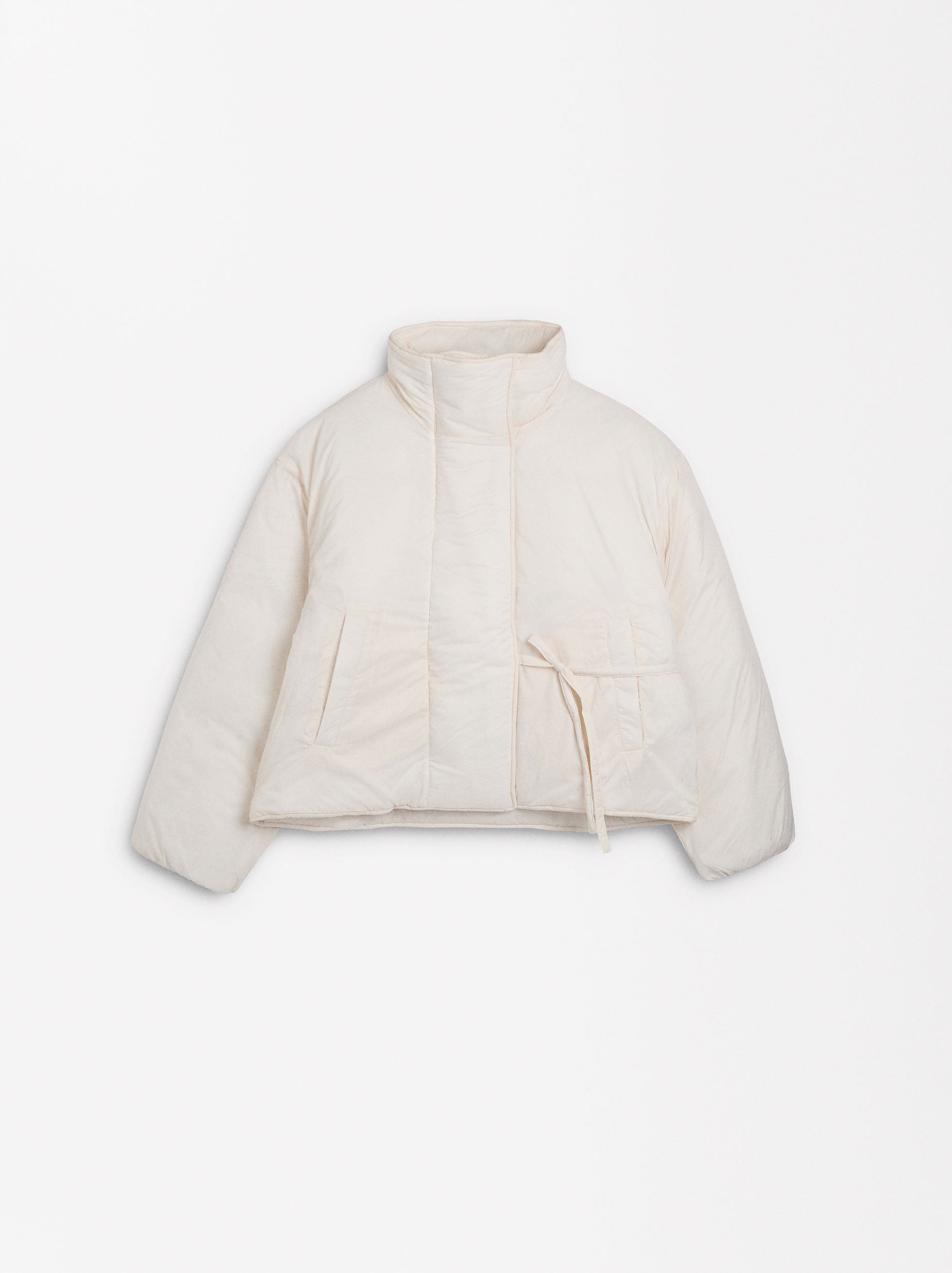 Chaqueta Acolchada De Cuello Alto
