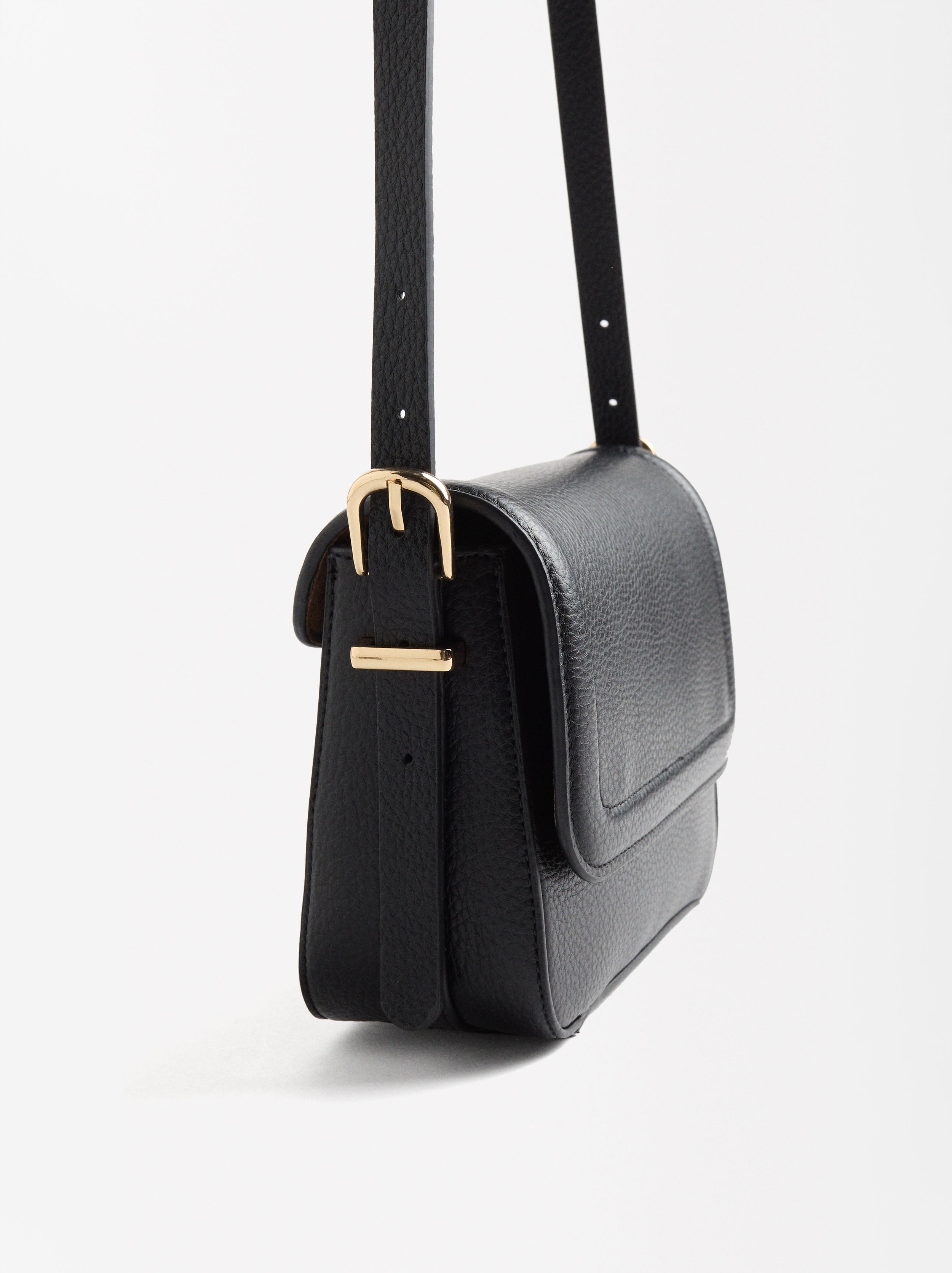 Bolso Bandolera Con Solapa