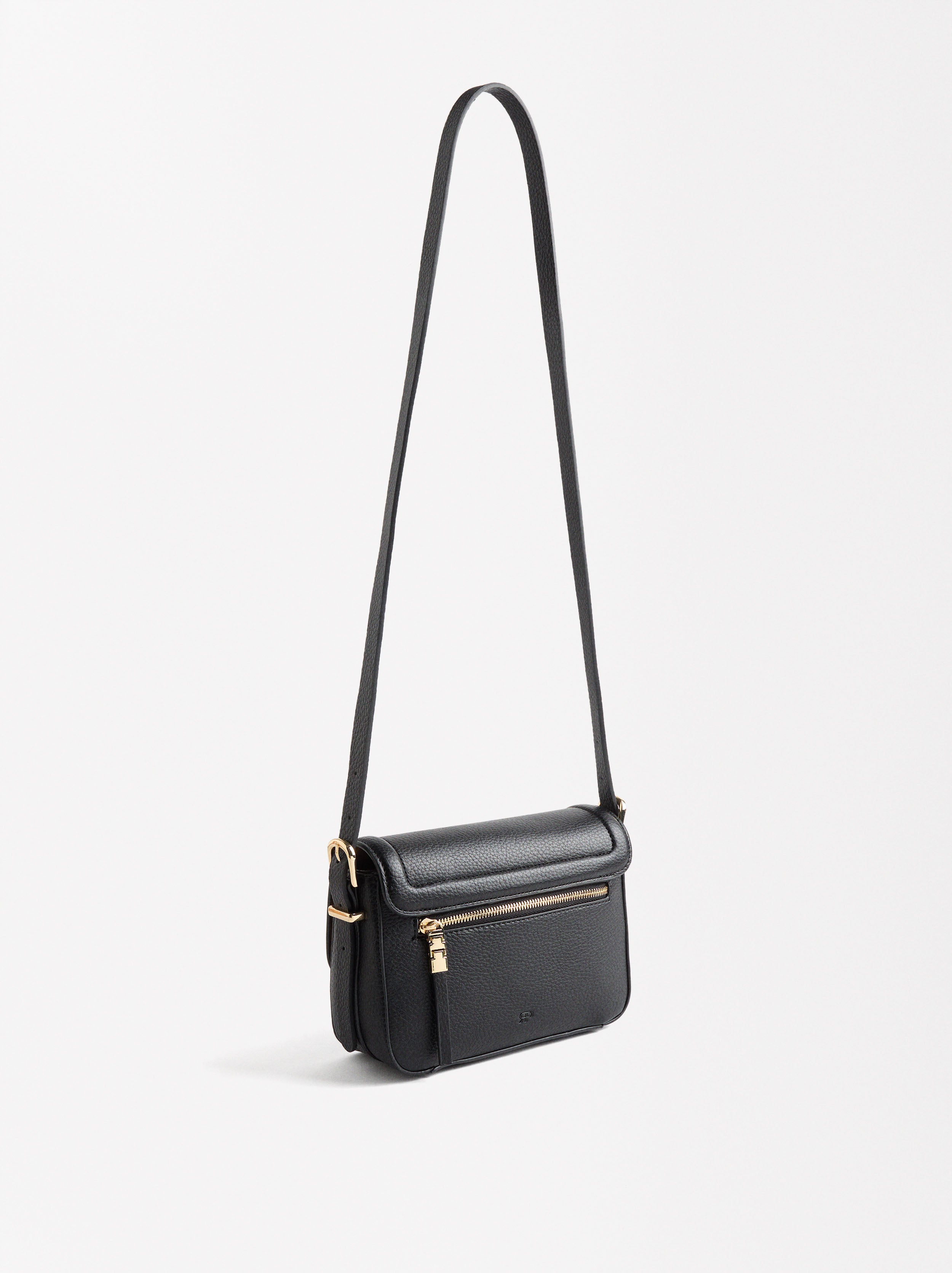 Bolso Bandolera Con Solapa