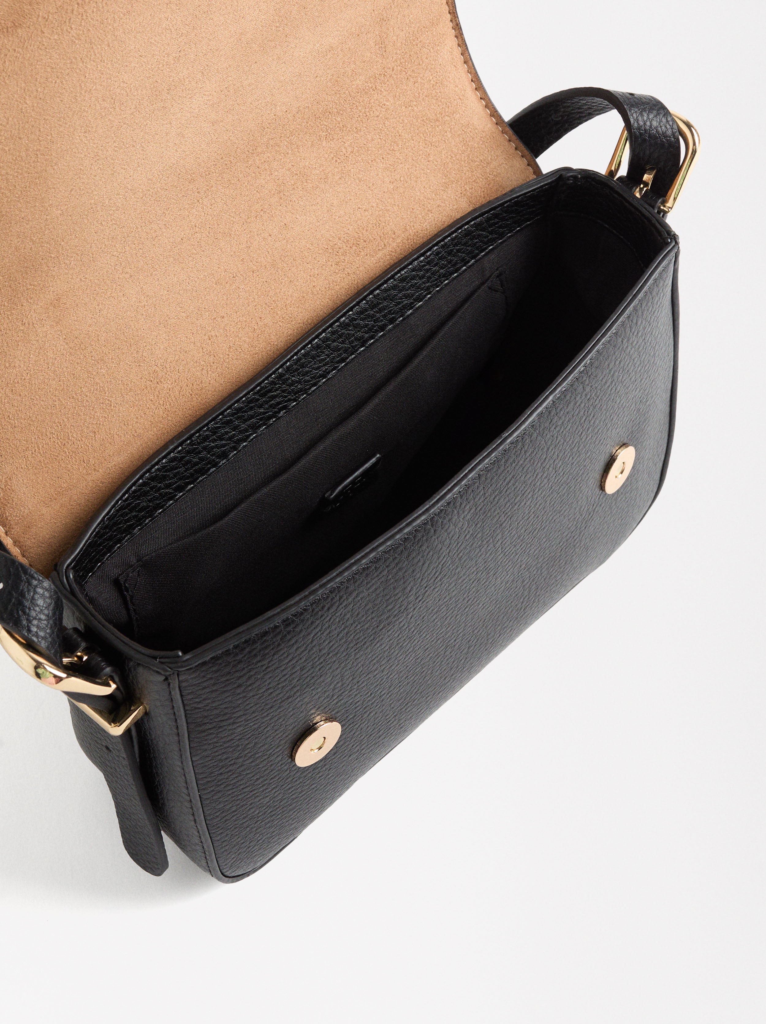 Bolso Bandolera Con Solapa