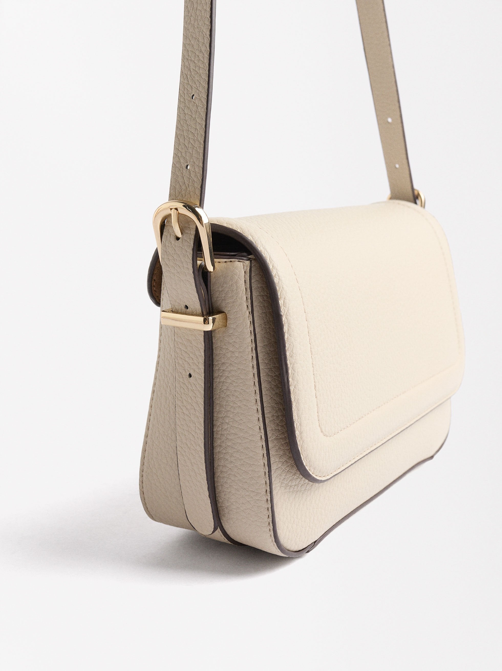 Bolso Bandolera Con Solapa
