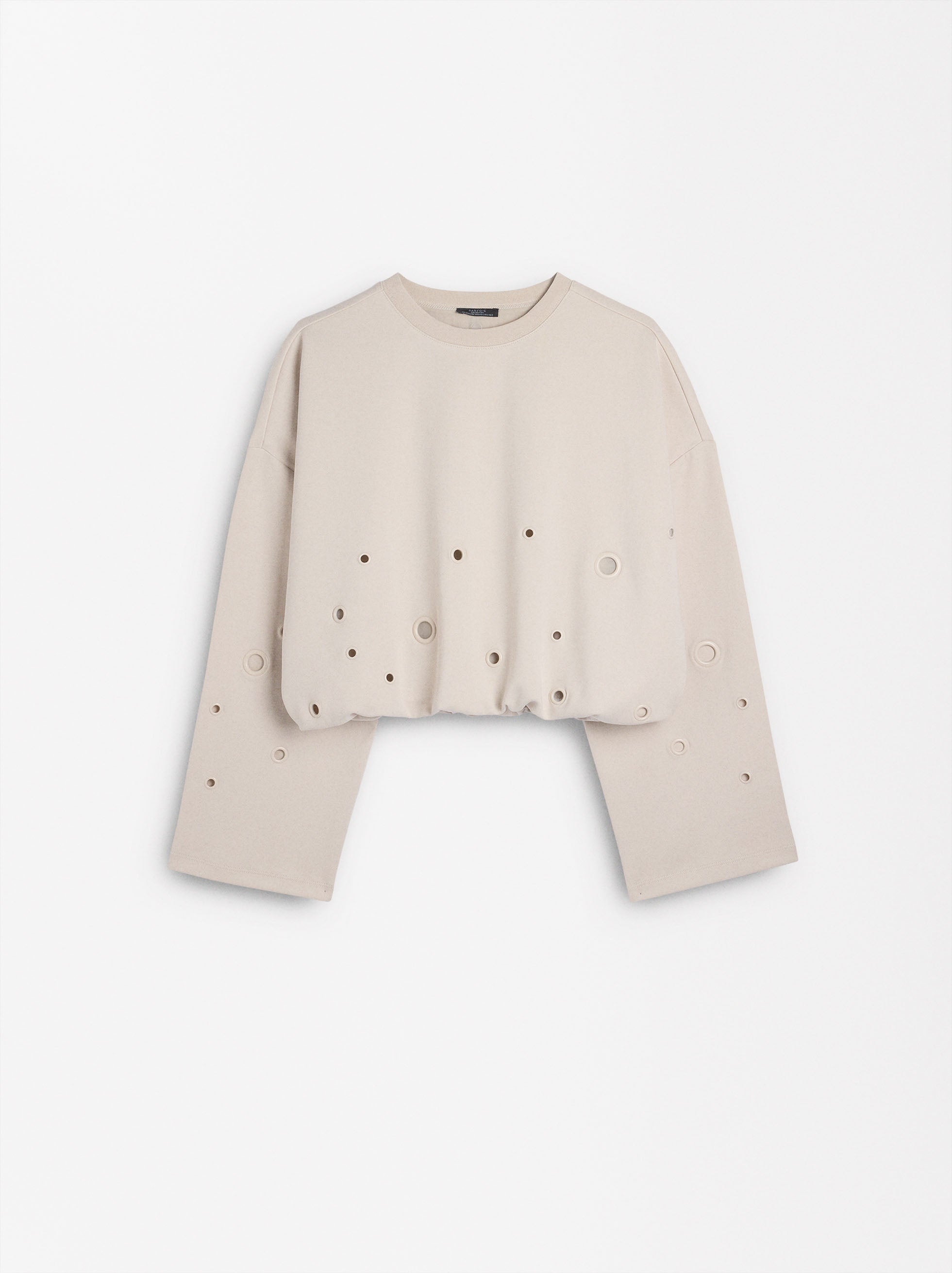 Sudadera Con Tachuelas