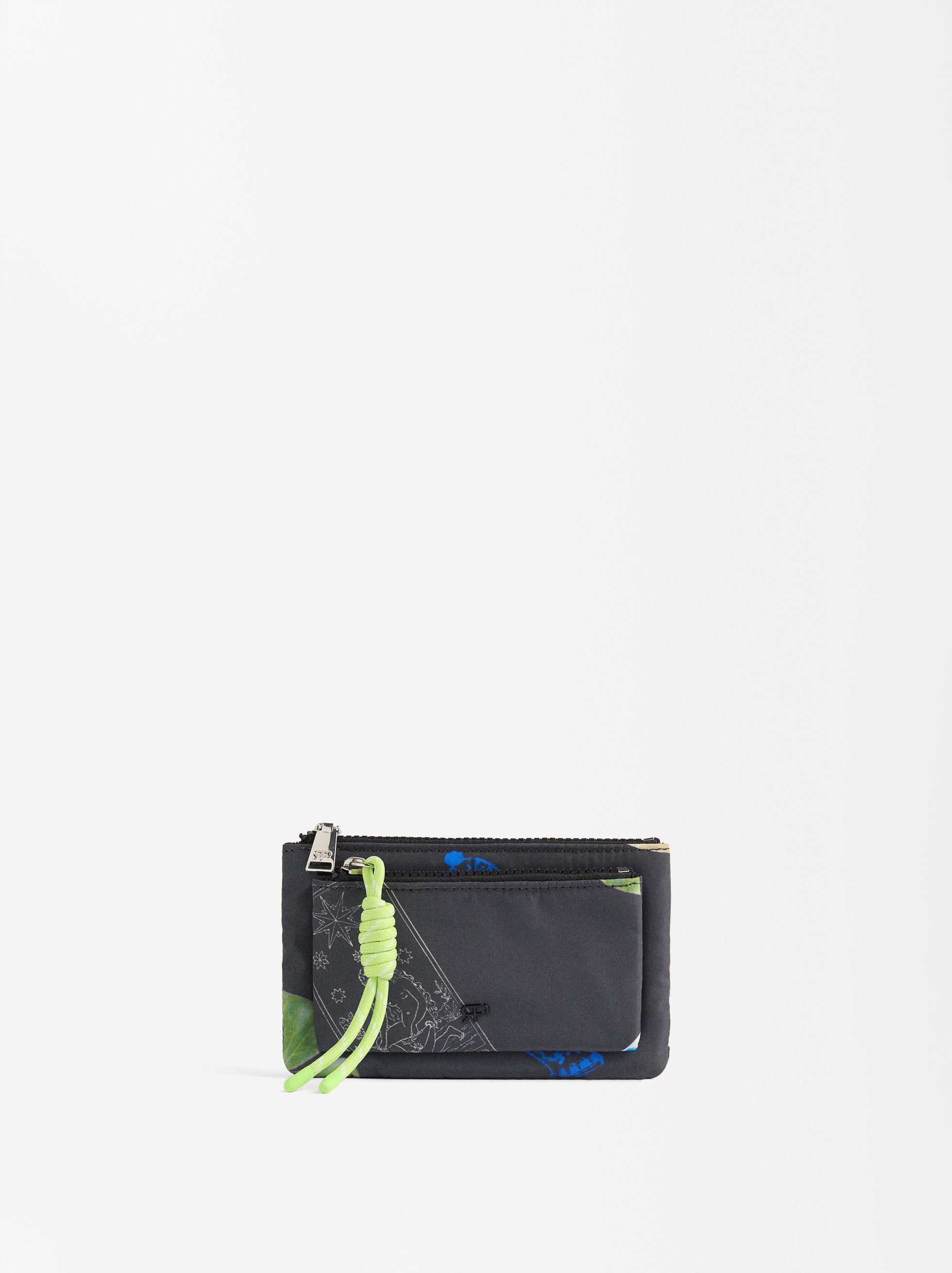 Monedero De Nylon Estampado