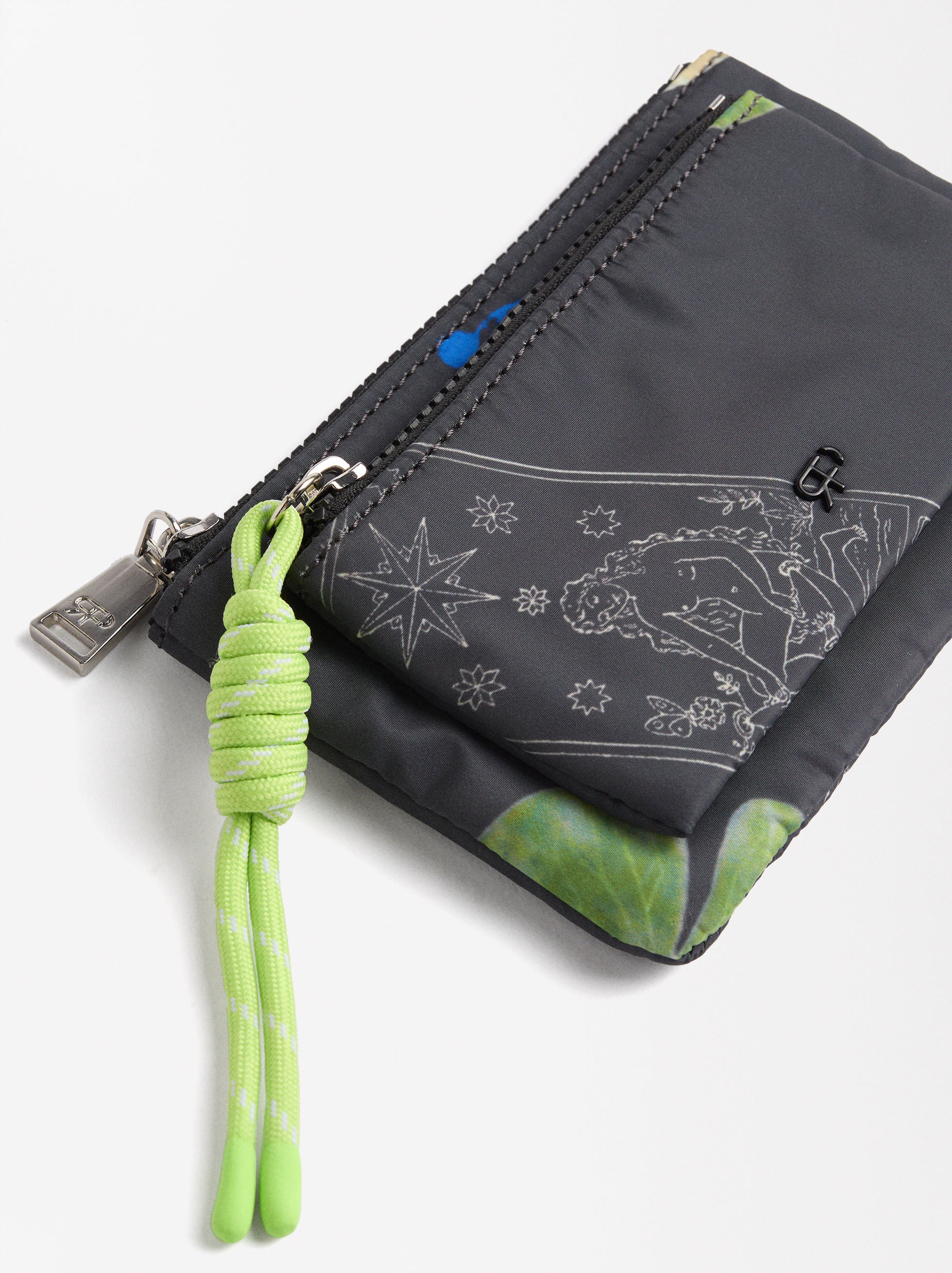 Monedero De Nylon Estampado