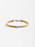 Pulsera Con Cristal - Acero Inoxidable