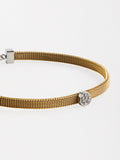 Pulsera Con Cristal - Acero Inoxidable