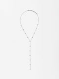 Collar Con Zirconias - Acero Inoxidable
