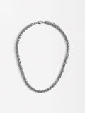 Collar Corto De Eslabones - Acero Inoxidable