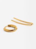 Aretes Asimétricos - Acero Inoxidable