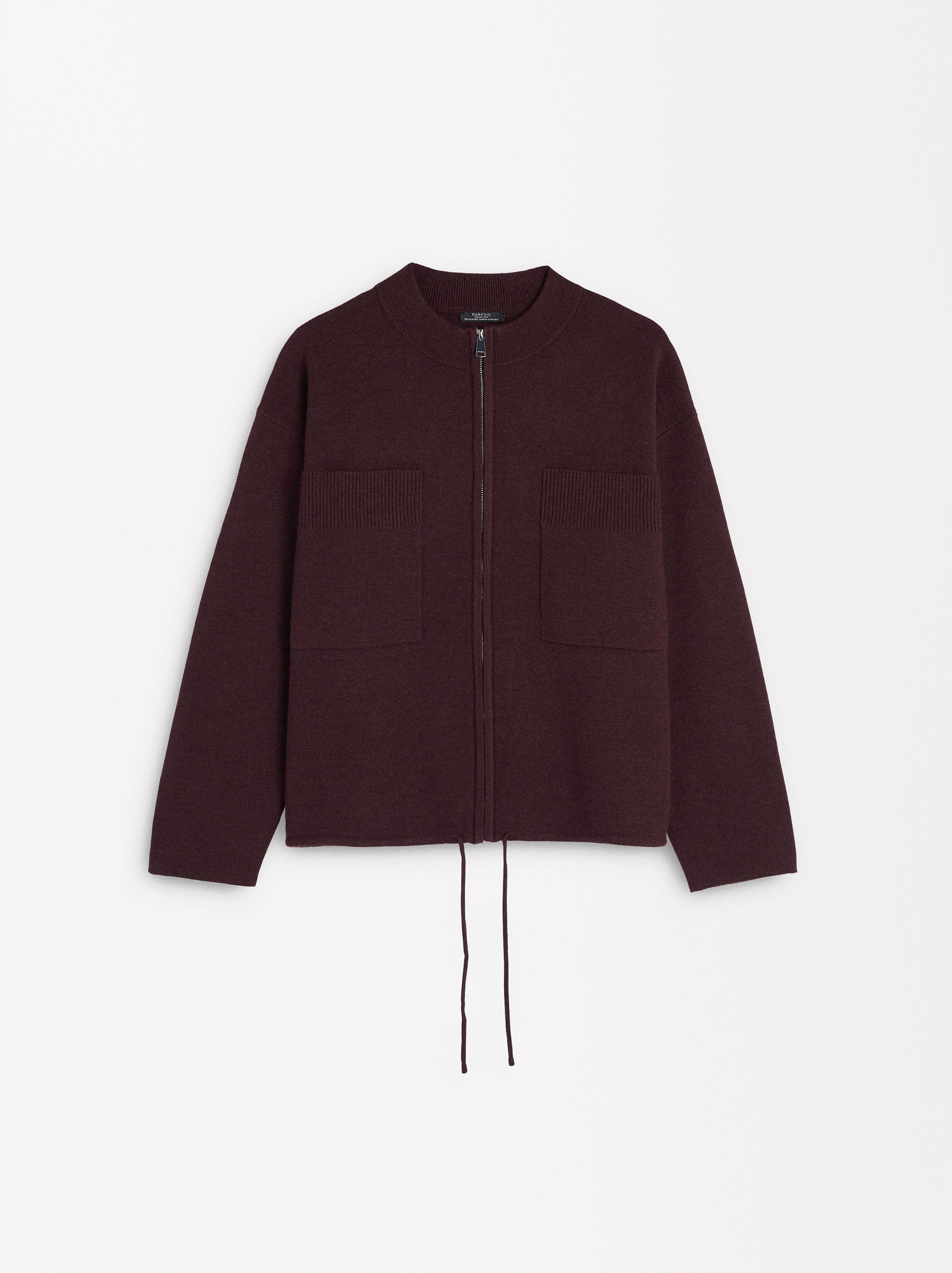 Cárdigan De Punto Con Bolsillos