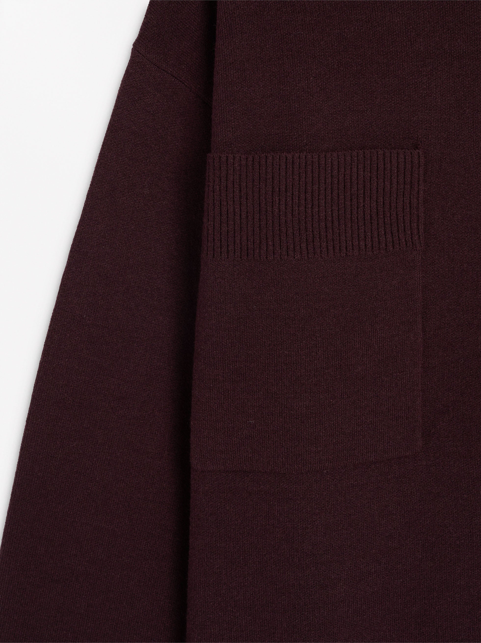 Cárdigan De Punto Con Bolsillos