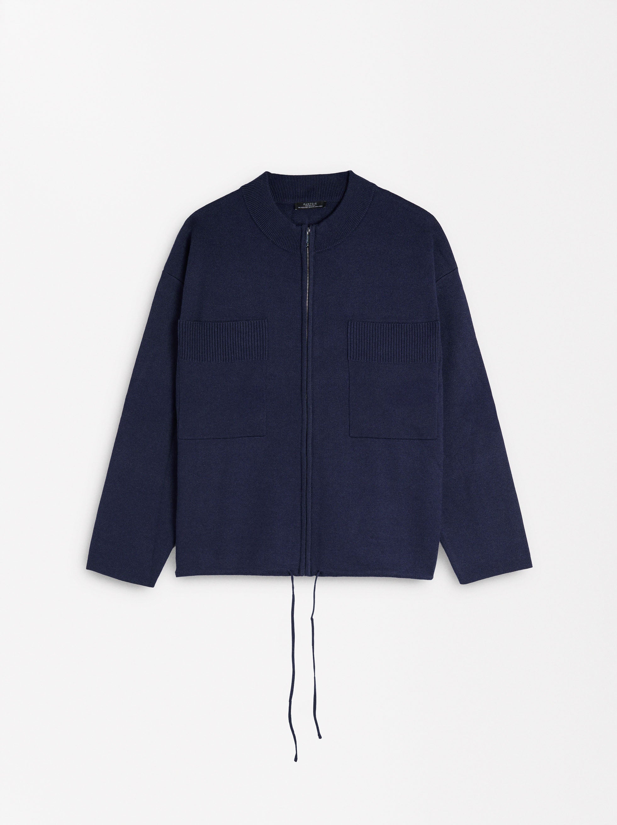 Cárdigan De Punto Con Bolsillos