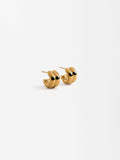 Aretes Efecto Doble Aro - Acero Inoxidable
