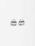 Aretes Abiertos Con Efecto Triple - Acero Inoxidable