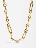Collar Corto De Eslabones - Acero Inoxidable