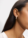 Aretes Con Perlas De Agua Dulce - Acero Inoxidable
