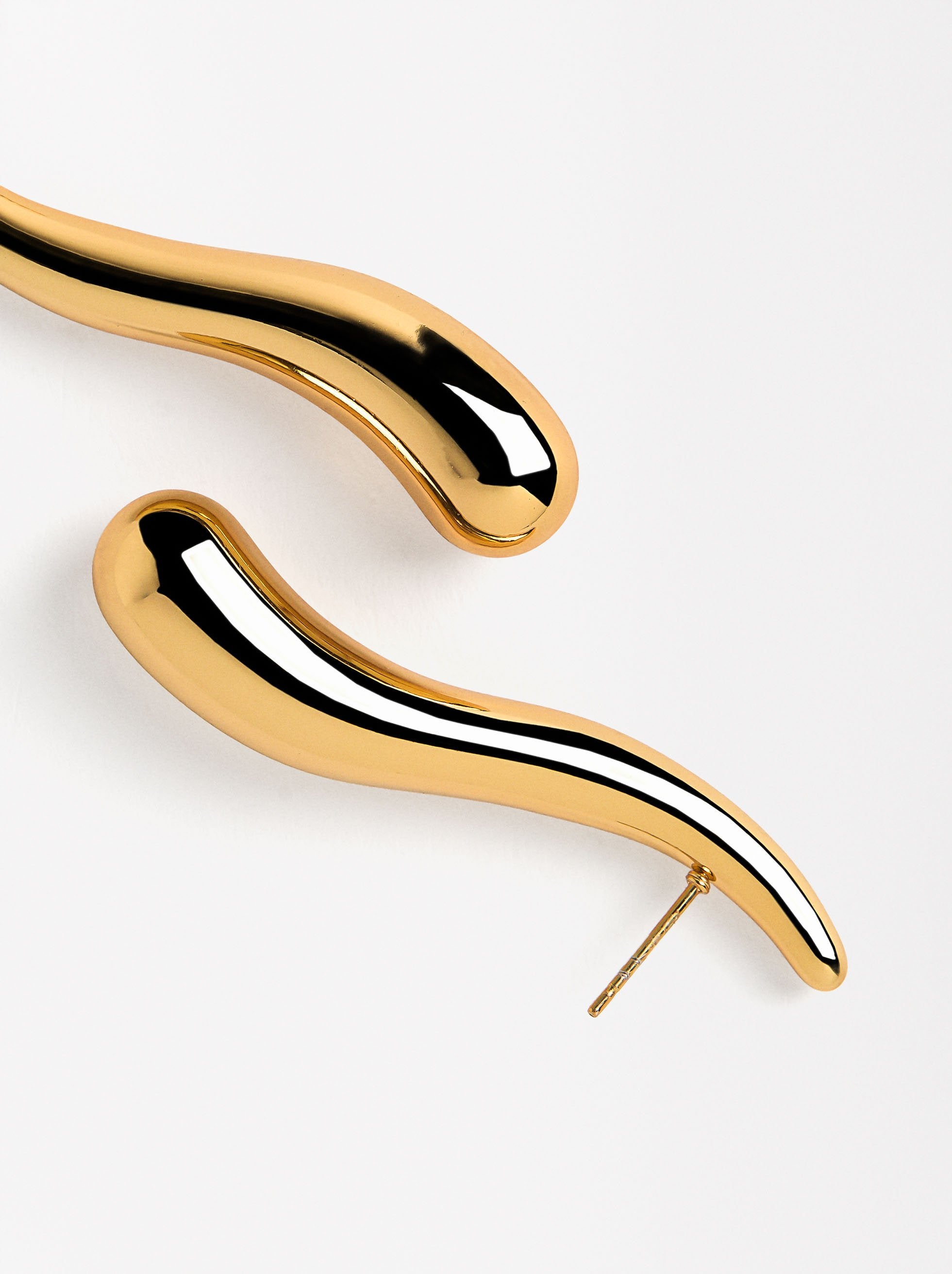 Aretes Alargados - Acero Inoxidable