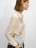Camisa Con Detalle De Abalorios