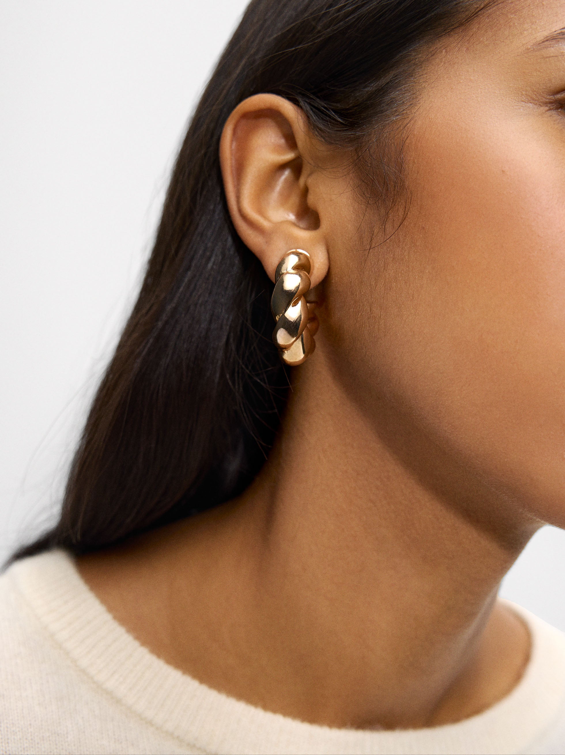 Aretes Abiertos Trenzados