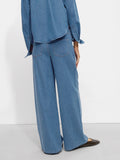 Pantalón Denim Con Cordón
