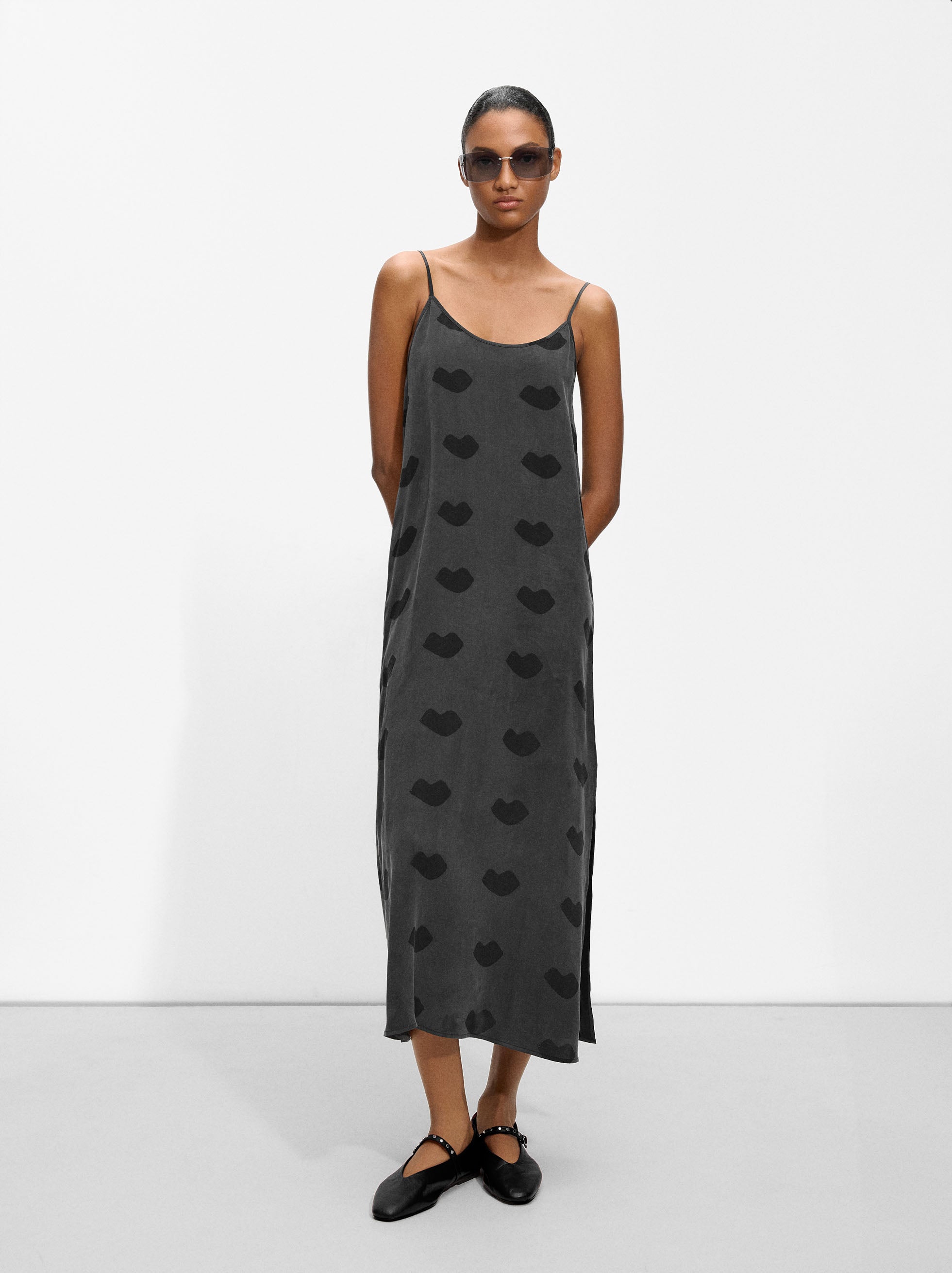 Vestido Largo Estampado