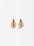 Aretes Gota Canalados