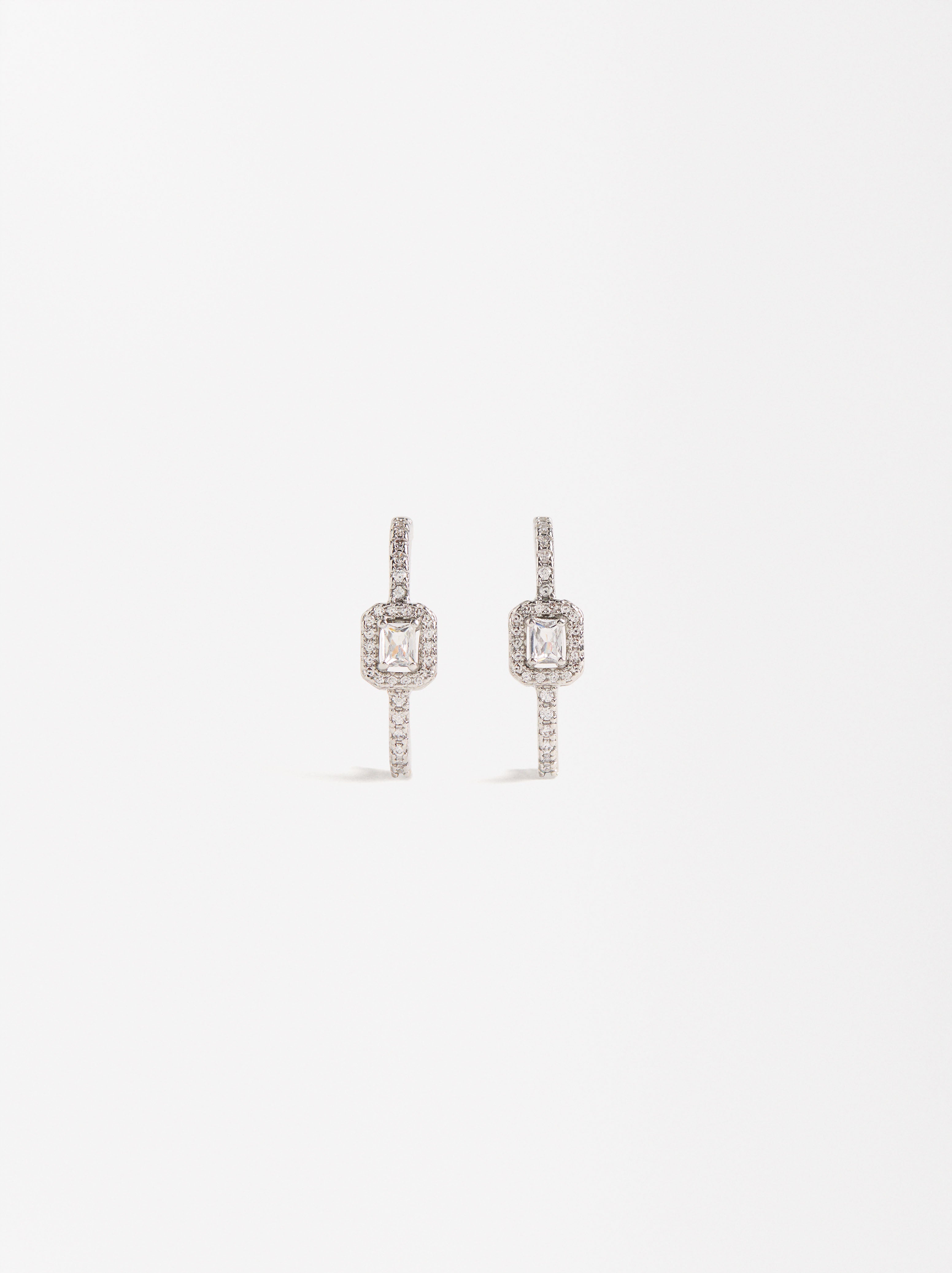 Aretes Arco Con Zirconias
