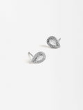 Aretes Lágrima Con Zirconias