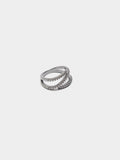 Anillo Efecto Triple Con Circonitas