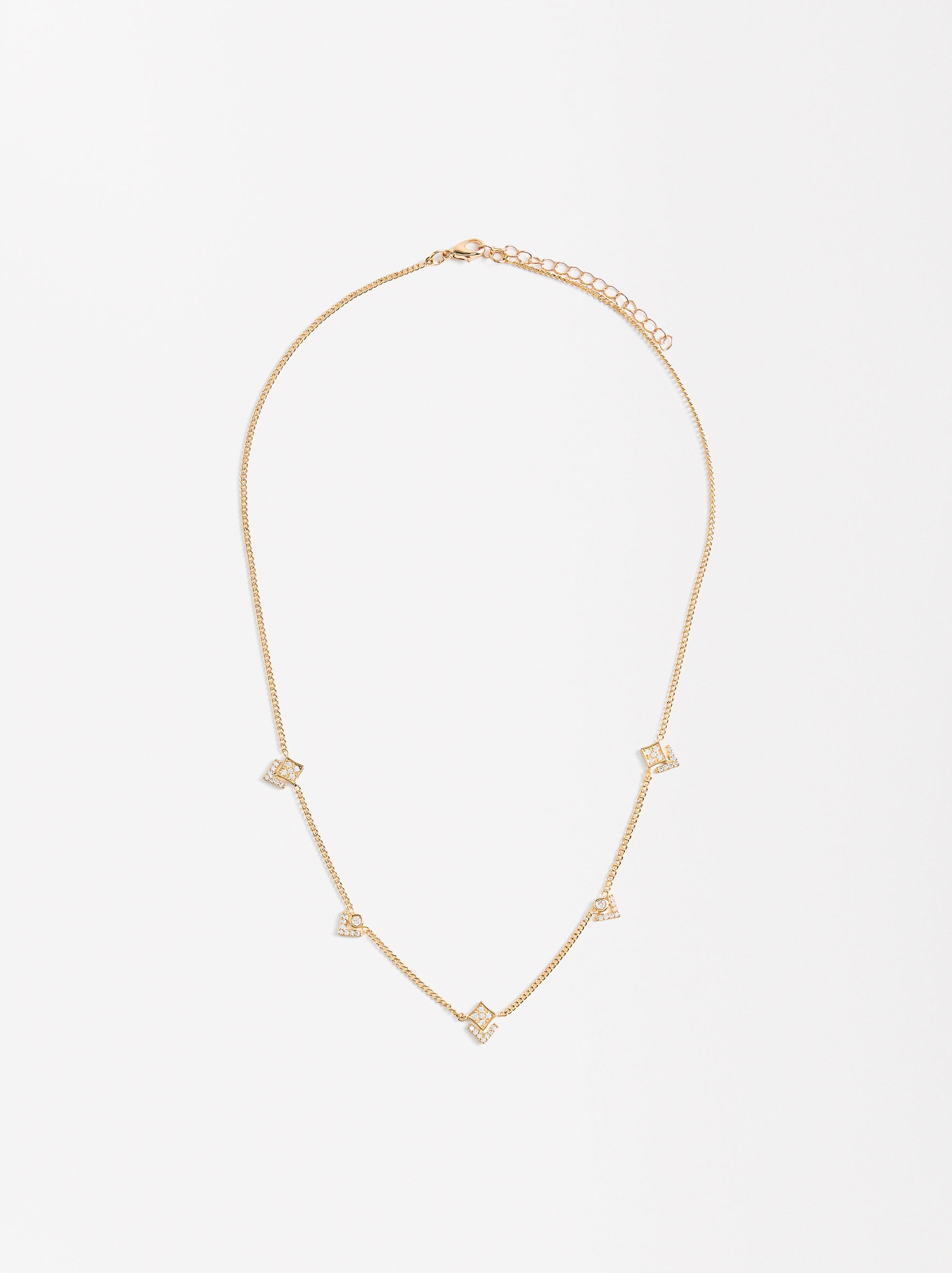 Collar Corto Con Circonitas